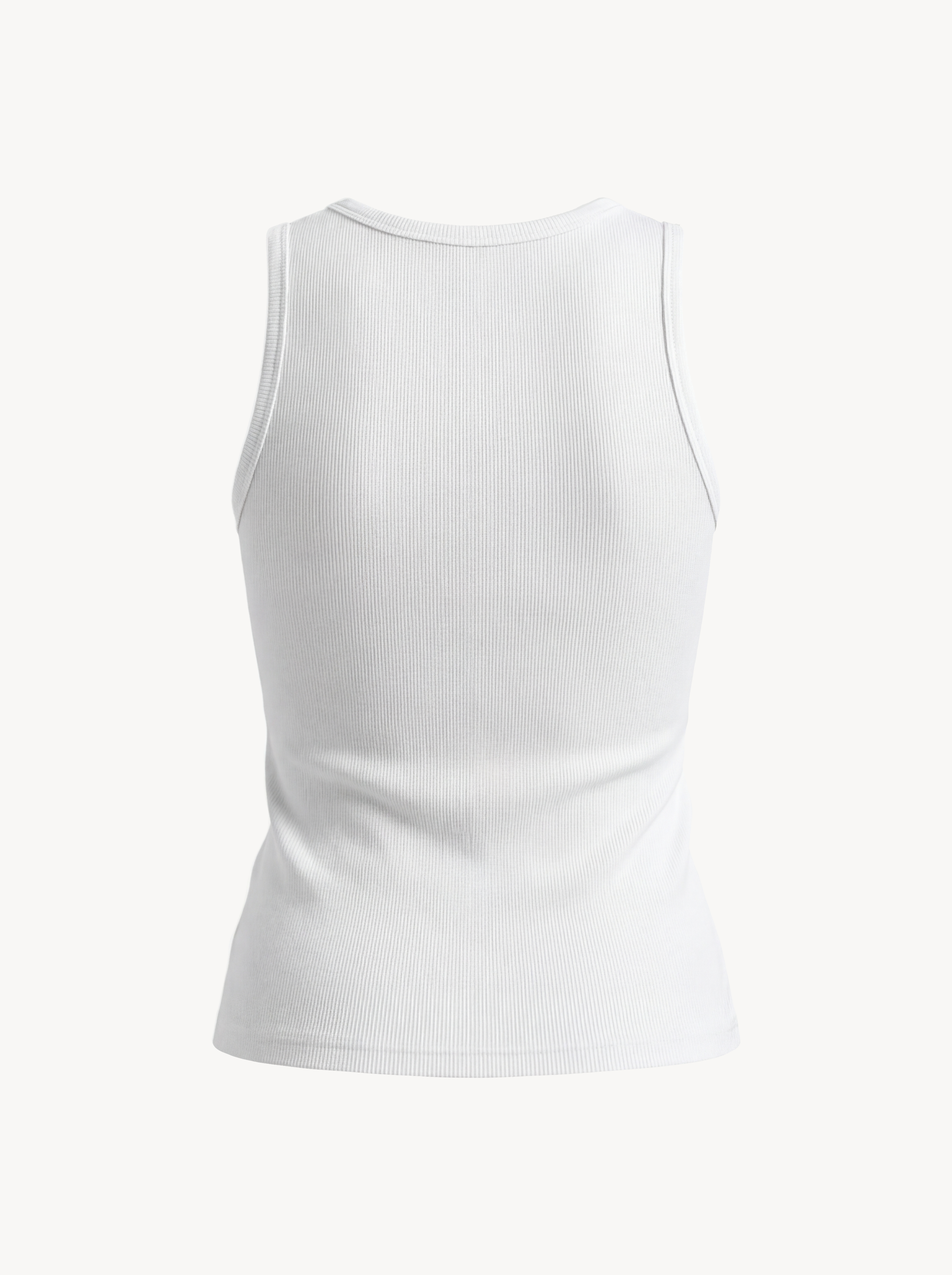 V-Neck White Top